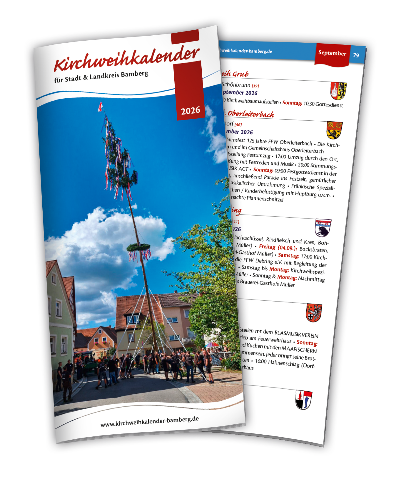 Aktuelle Print-Ausgabe des Kirchweihkalenders